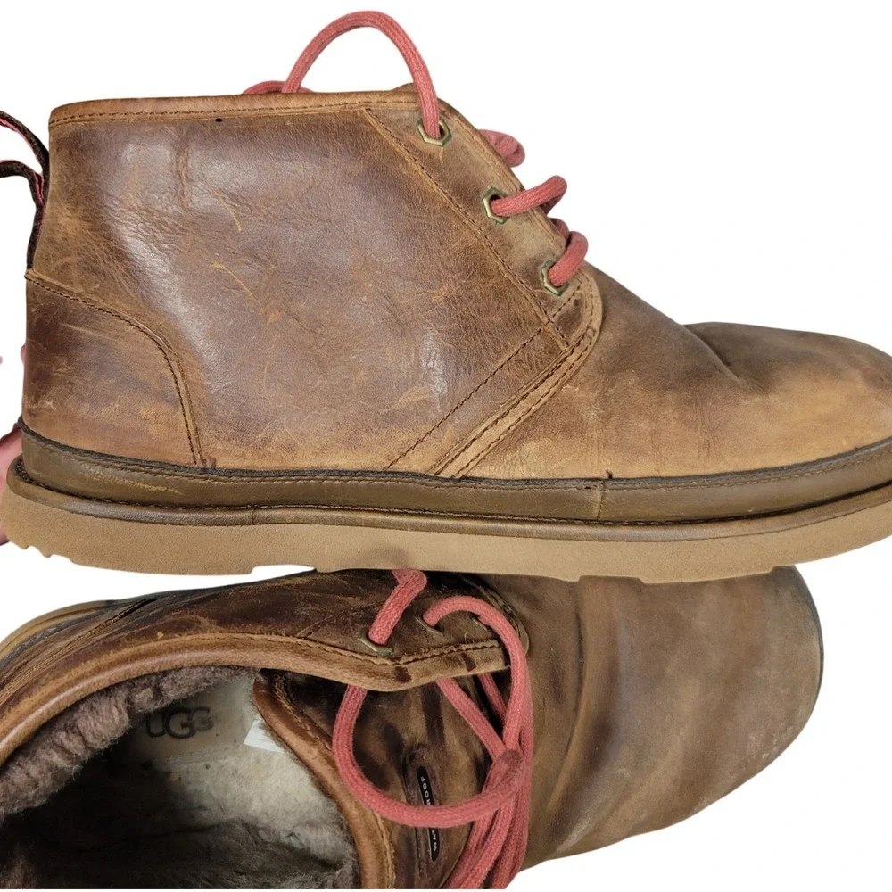 Gorpcore UGG Neumel Waterproof Grizzly Leather Chukka Boots Mens 9 Brown